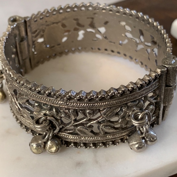 Tribal Jangling Cuff Bracelet - Picture 3 of 3